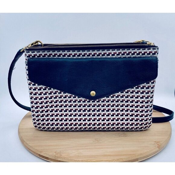 Fossil Handbags - Fossil Messenger Bag Womens Medium Multicolor Leather Crossbody Purse